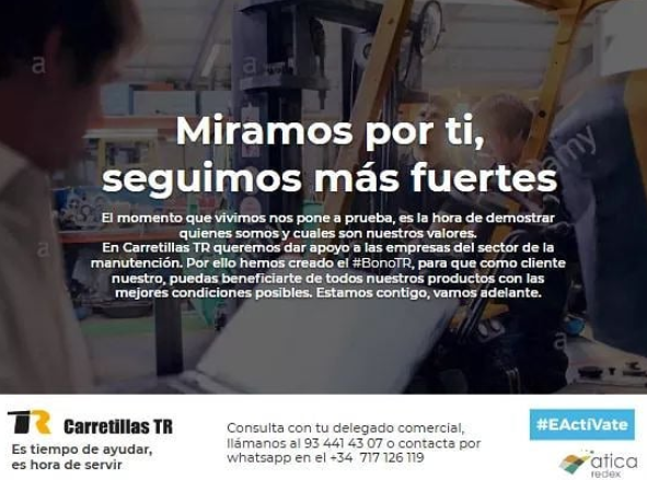 EActívate y Ática, acuerdos estratégicos de Carretillas TR para estos tiempos