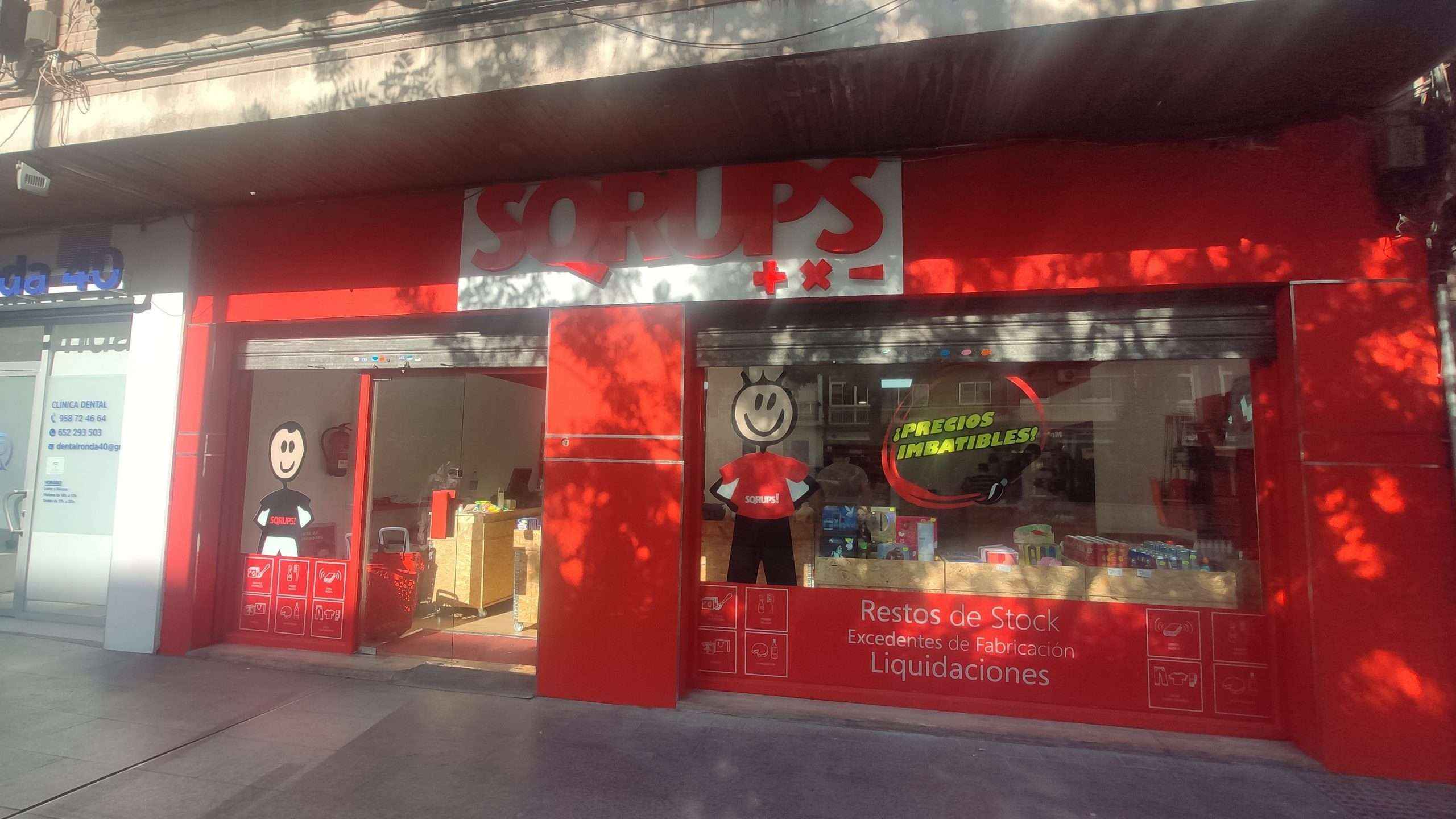 La cadena de outlets urbanos Sqrups! inaugura en Granada una nueva tienda post COVID-19