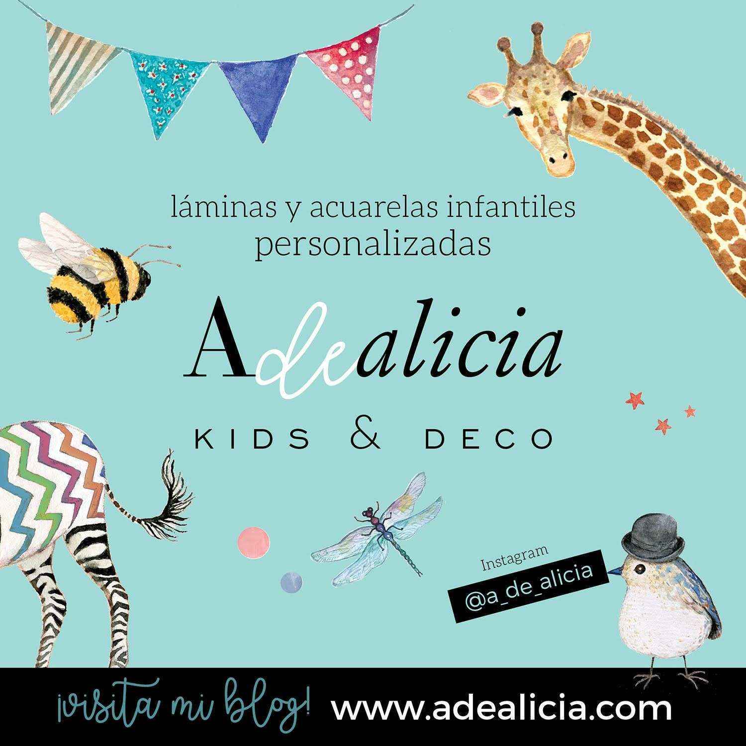 Nace Adealicia, la tienda online de ilustraciones infantiles personalizadas