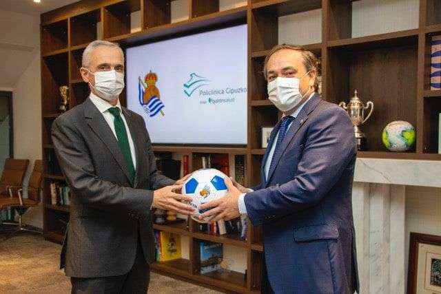 Policlínica Gipuzkoa renueva su patrocinio como centro médico de la Real Sociedad por 4 años