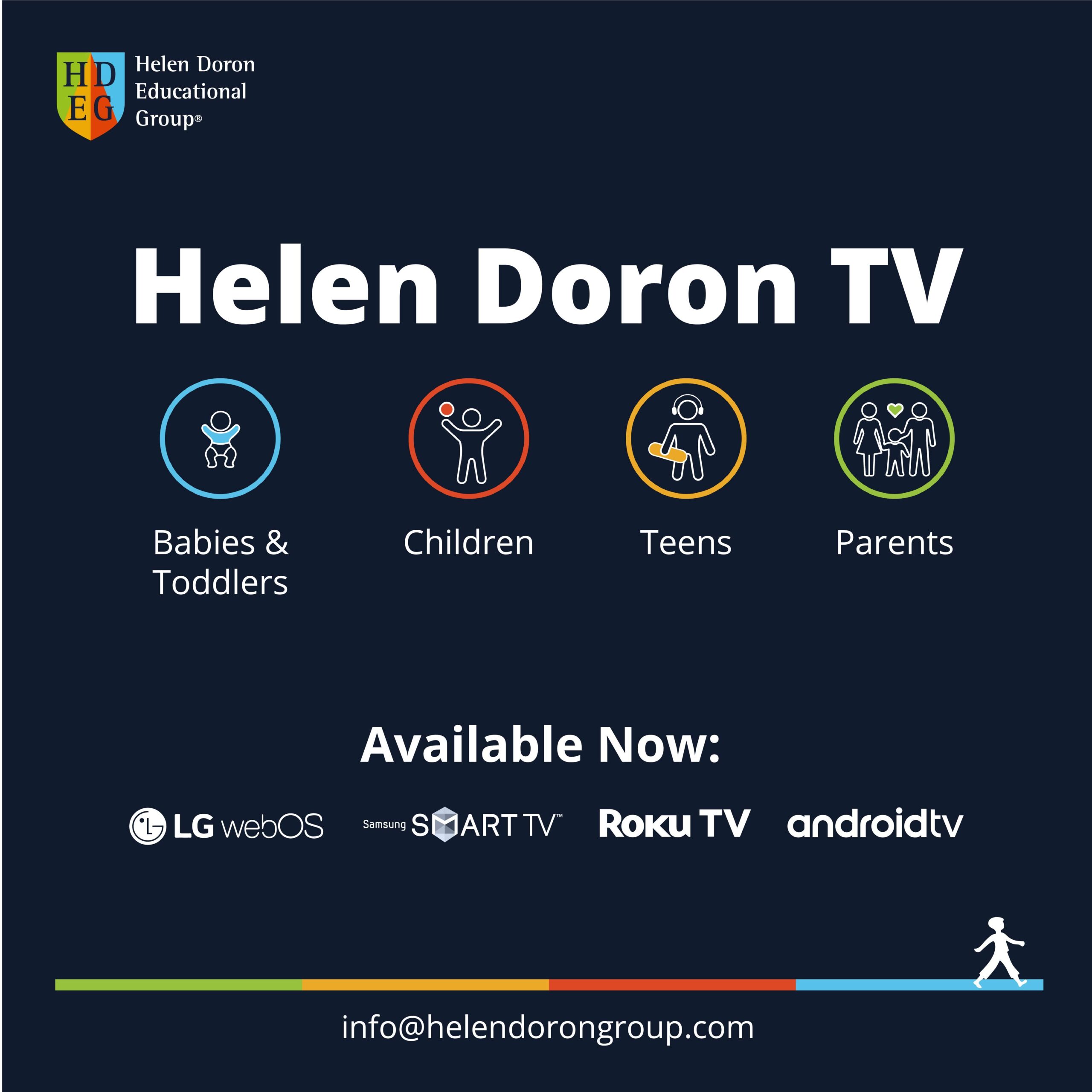 La nueva app para televisión Helen Doron ofrece una amplia variedad de contenido gratuito para todas las edades