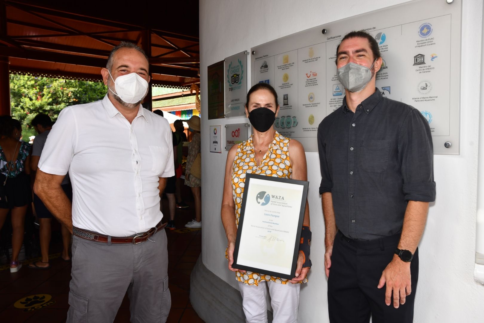 Martín Zordan, CEO de la Asociación Mundial de Zoológicos y Acuarios, visita Loro Parque