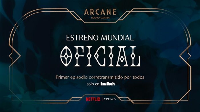 El primer episodio de la serie animada Arcane contará con la opción de co-streaming en Twitch