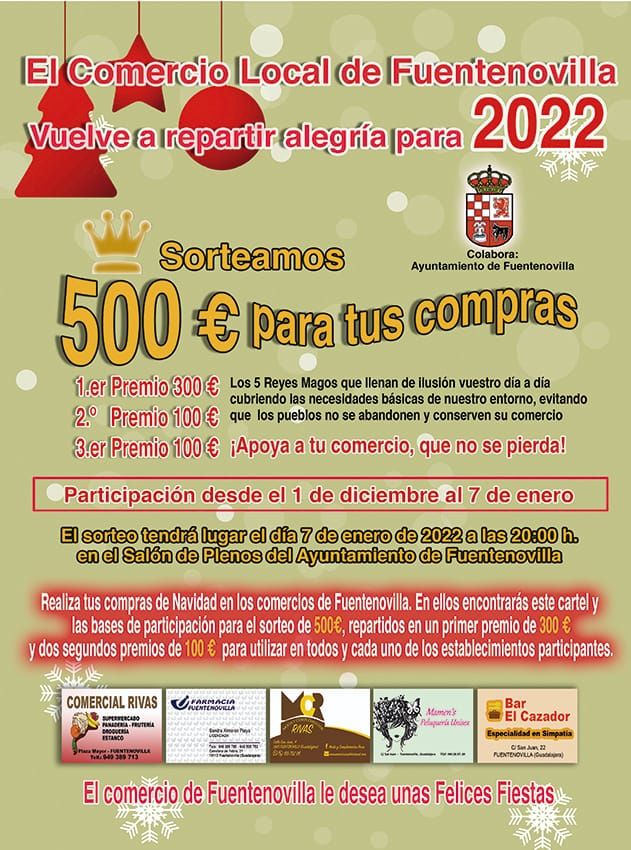 Los 5 Reyes Magos vuelven a Fuentenovilla esta Navidad