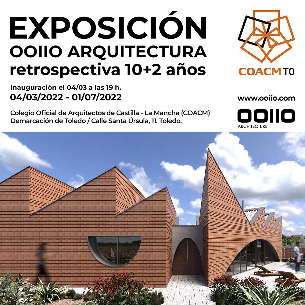 Exposición retrospectiva del trabajo de OOIO Arquitectura en la Demarcación de Toledo del COACM
