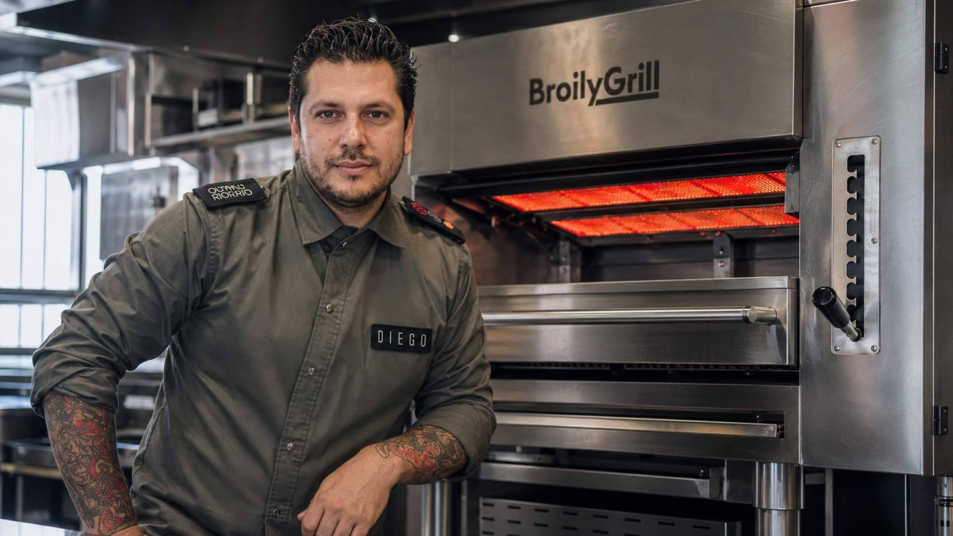Diego Gallegos, chef del caviar, apuesta por nuevas tecnologías junto a GrupoHoreca y BroilyGrill